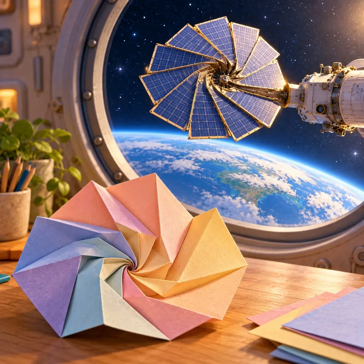 Origami in Space