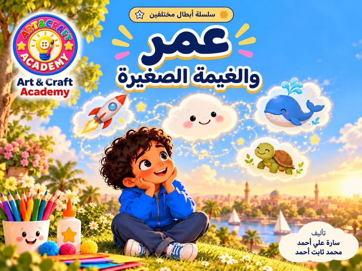 عمر والغيمة الصغيرة – قصة مجانية للأطفال الذين يجدون صعوبة في التركيز